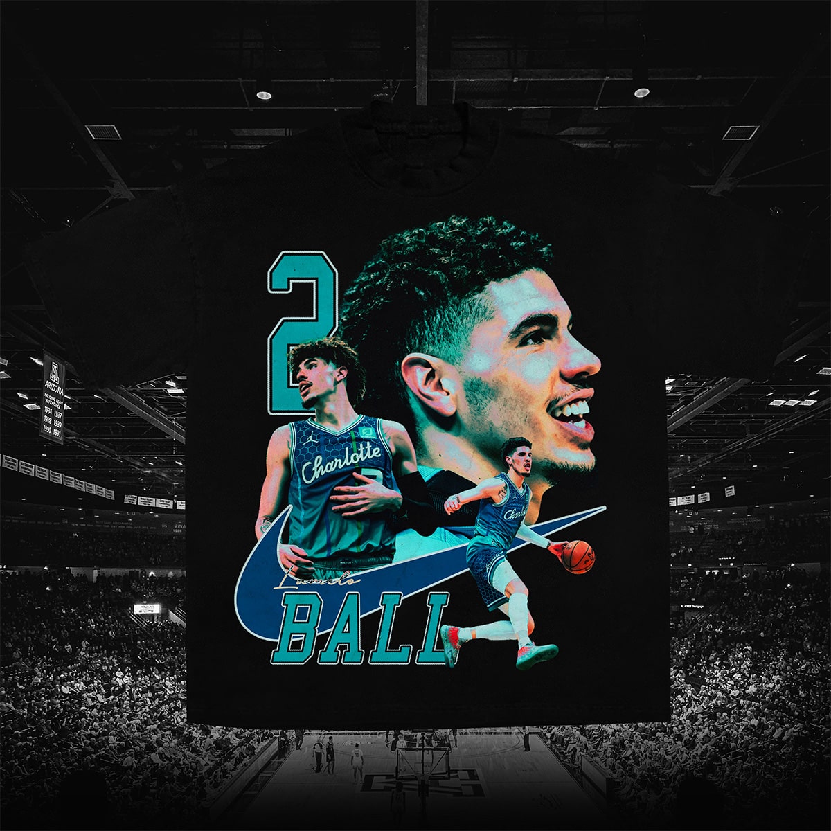 LaMelo Ball Tee M Black