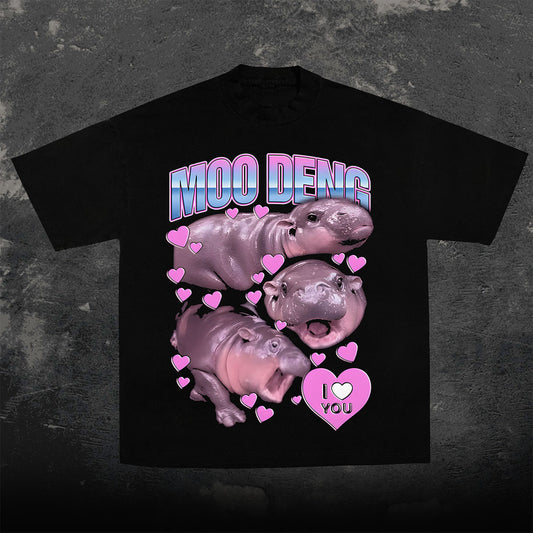 Moo Deng Vintage Tee #2